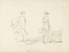 Mercury and Calypso, n.d. Creator: John Flaxman