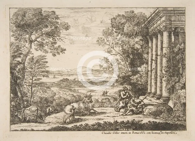 Mercury and Argus, 1662. Creator: Claude Lorrain.