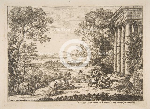 Mercury and Argus, 1662. Creator: Claude Lorrain.