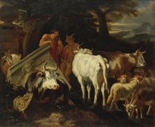 Mercury and Argus, 1750. Creator: Pieter van Bloemen