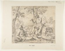 Mercury and Argus, ca.1630-1648. Creator: Simone Cantarini