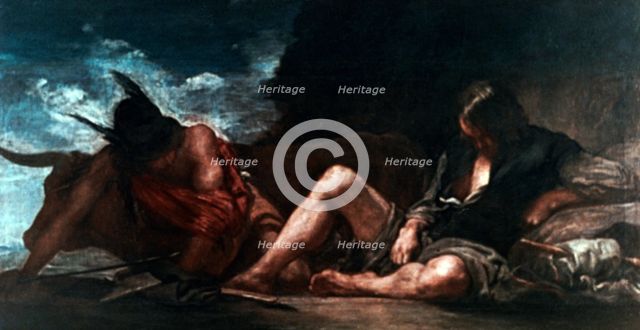 'Mercury and Argus,' c1659.  Creator: Diego Velasquez.