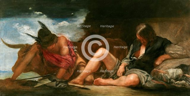 Mercury and Argus, c1659. Creator: Diego Velasquez.