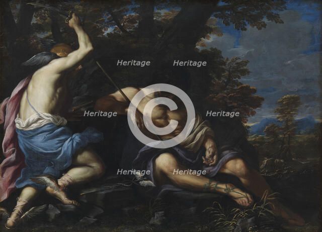 Mercury and Argus, End of 17th-Early 18th century. Creator: Troppa, Girolamo (1637-1710).