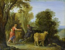 Mercury and Battus, 1610-1620. Creator: Follower of Adam Elsheimer