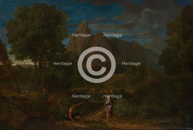 Mercury and Battus. Creator: Francisque Millet.