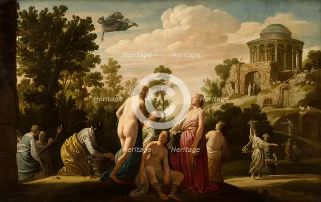 Mercury and Herse. Creator: Claes Cornelisz. Moeyaert.