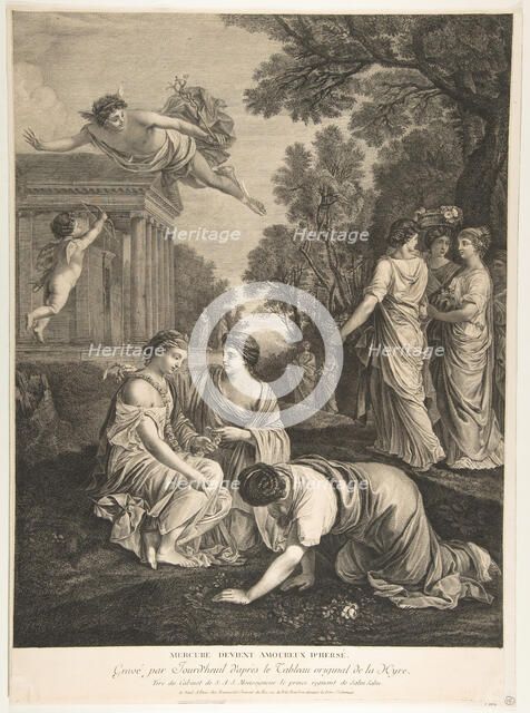 Mercury and Herse.n.d. Creator: Francois Jourd'heuil.
