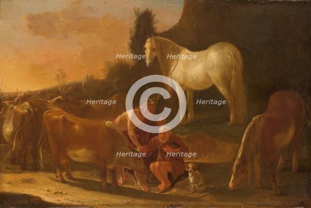 Mercury and Io, 1632. Creator: Willem Ossenbeeck.