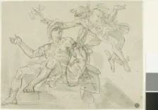 Mercury and Mars, n.d. Creators: Marco Marcola, Charles le Brun