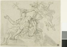 Mercury and Mars, n.d. Creators: Marco Marcola, Charles le Brun