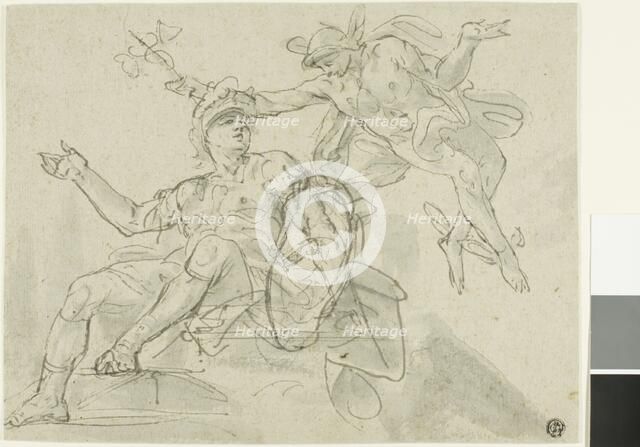 Mercury and Mars, n.d. Creators: Marco Marcola, Charles le Brun.