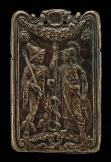 Mercury and Minerva [reverse], late 15th century. Creator: Unknown