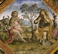 Mercury, Argus and Io, 1492-1494. Creator: Pinturicchio, Bernardino (1454-1513)