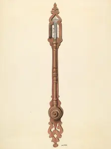 Mercury Barometer, c. 1940. Creator: Ray Price