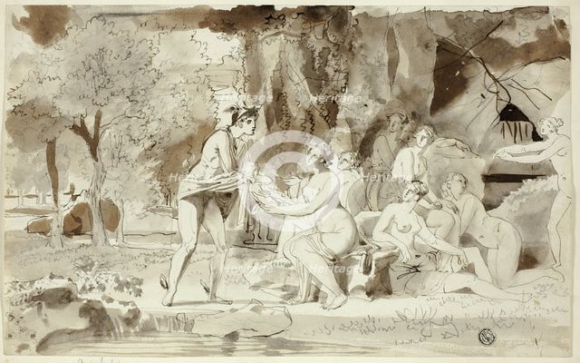 Mercury Bringing Bacchus to be Raised by the Nymphs, n.d. Creator: Juan Cristobal.