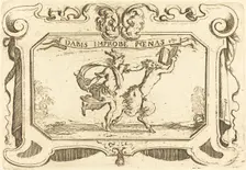 Mercury Chasing a Satyr Holding a Book. Creator: Stefano della Bella