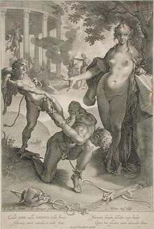 Mercury Conquered by Love, 17th century. Creator: Lucas Kilian