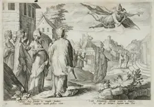 Mercury Enamored of Herse, Daughter of Cecrops, published 1590. Creator: Hendrik Goltzius