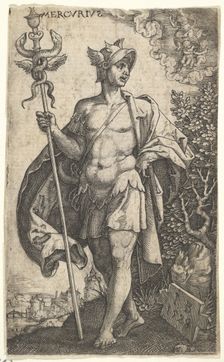 Mercury from The Gods Who Preside Over the Planets, 1528. Creator: Master I.B.