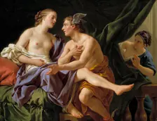 Mercury, Herse and Aglaura, 1767. Creator: Louis Jean Francois Lagrenee