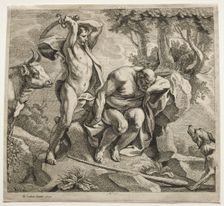 Mercury Killing Argus, 1652. Creator: Jacob Jordaens (Flemish, 1593-1678)