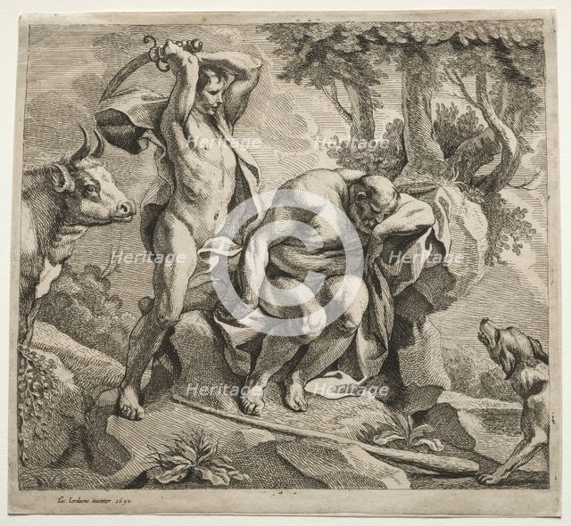 Mercury Killing Argus, 1652. Creator: Jacob Jordaens (Flemish, 1593-1678).
