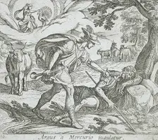 Mercury Killing Argus, published 1606. Creators: Antonio Tempesta, Wilhelm Janson