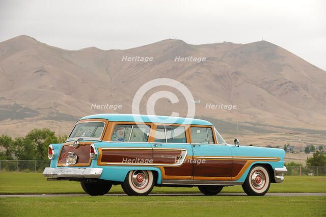 Mercury Monterey station wagon 1955. Artist: Simon Clay.