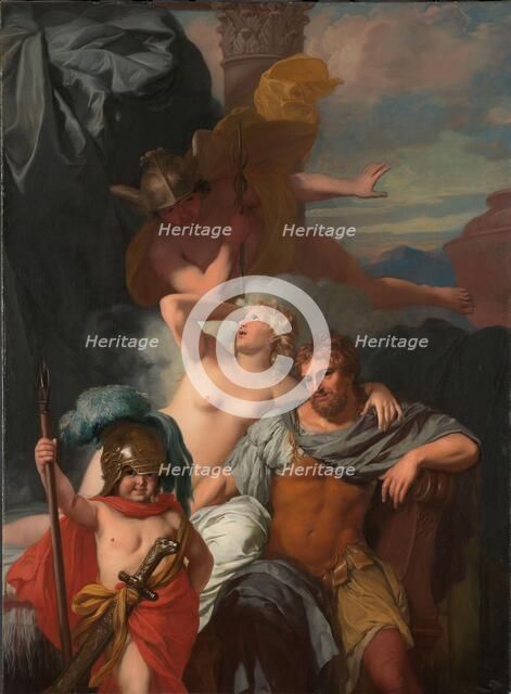 Mercury Ordering Calypso to Release Odysseus, c.1680. Creator: Gerard de Lairesse.