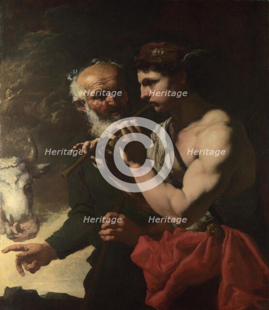 Mercury piping to Argus, 1655-1657. Artist: Loth, Johann Karl (1632-1698)
