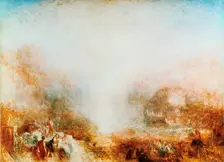 Mercury Sent to Admonish Aeneas 1850. Artist: JMW Turner