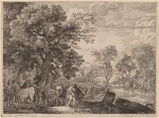 Mercury Silencing Battus. Creator: Herman van Swanevelt