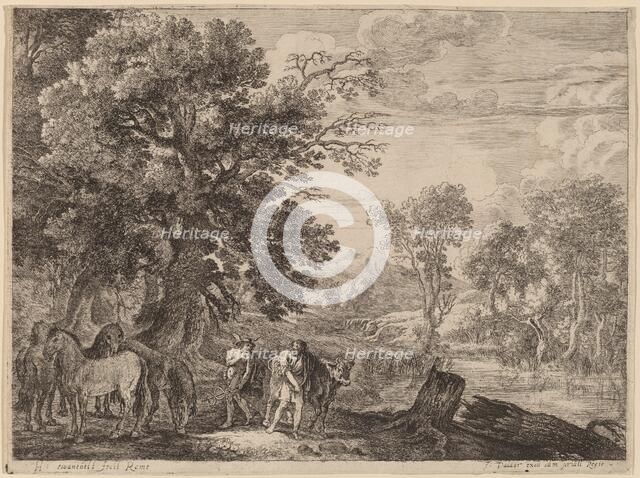 Mercury Silencing Battus. Creator: Herman van Swanevelt.