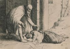 Mercy Swoons Before the Gate c1916. Artist: William Strang