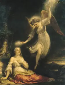 Mercy's Dream, 1858. Creator: Daniel Huntington