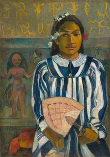 Merahi metua no Tehamana (Tehamana Has Many Parents or The Ancestors of Tehamana), 1893. Creator: Paul Gauguin