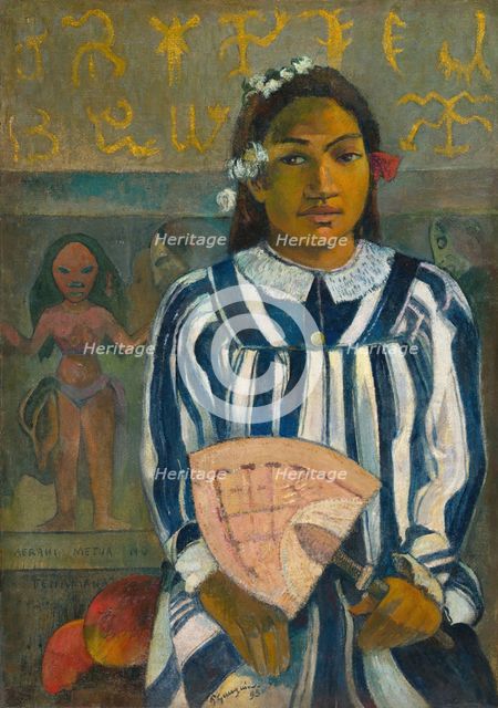 Merahi metua no Tehamana (Tehamana Has Many Parents or The Ancestors of Tehamana), 1893. Creator: Paul Gauguin.
