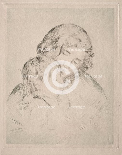 Mère et enfant. Creator: Pierre-Auguste Renoir (French, 1841-1919).