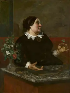Mère Grégoire, 1855 and 1857/59. Creator: Gustave Courbet