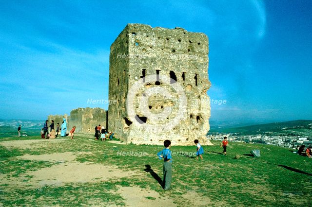 Merenid tombs, Fez, Morocco. Creator: Vivienne Sharp.