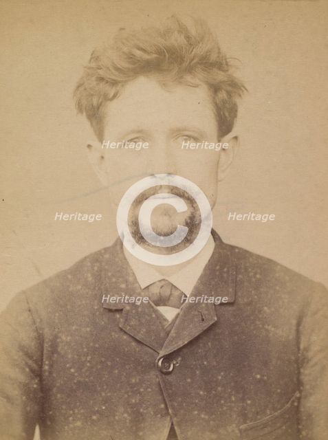Mérigeau. Jacques. 35 ans, né à St-Léger-les-Melles (Deux Sèvres). ébéniste. 19/12/93., 1893. Creator: Alphonse Bertillon.