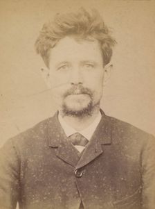 Mérigeau. Jacques. 35 ans, né à St-Léger-les-Melles (Deux Sèvres). ébéniste. 19/12/93., 1893. Creator: Alphonse Bertillon