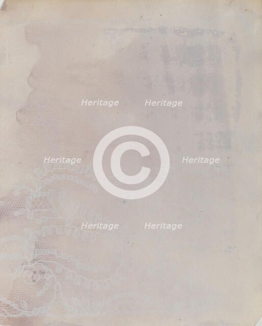 Merletto o Pizzo, 1839-40. Creator: William Henry Fox Talbot.