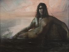 Mermaid, 1847. Creator: Jerichau-Baumann, Elisabeth (1819-1881)