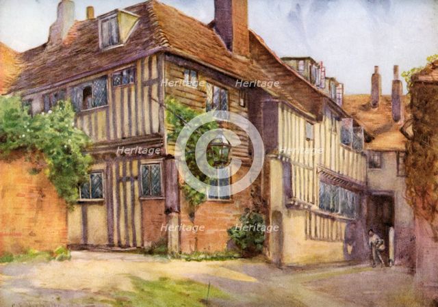 'Mermaid Inn, Rye, Sussex', 1924-1926.Artist: George F Nicholls