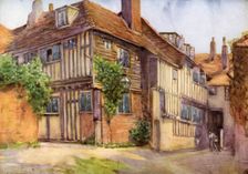 Mermaid Inn, Rye, Sussex 1924-1926.Artist: George F Nicholls