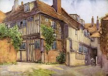 Mermaid Inn, Rye, Sussex 1924-1926.Artist: George F Nicholls