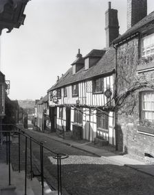 Mermaid Row, Rye, Sussex, c1955. Creator: Arthur Charles Kirby Ware