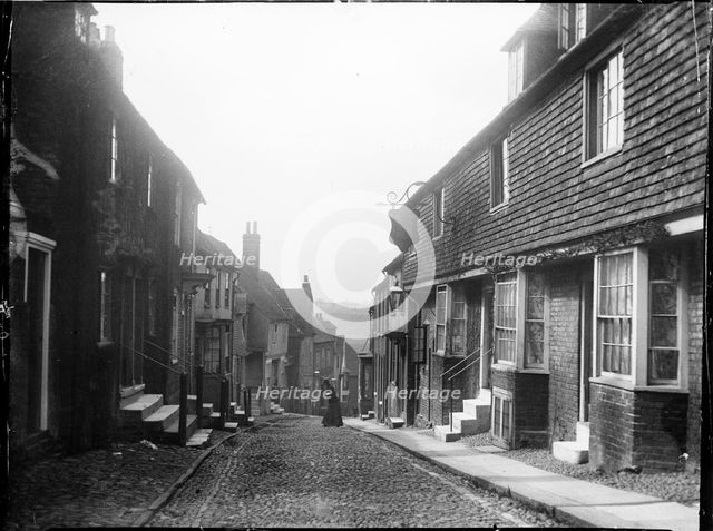 Mermaid Street, Rye, Rother, East Sussex, 1905. Creator: Katherine Jean Macfee.